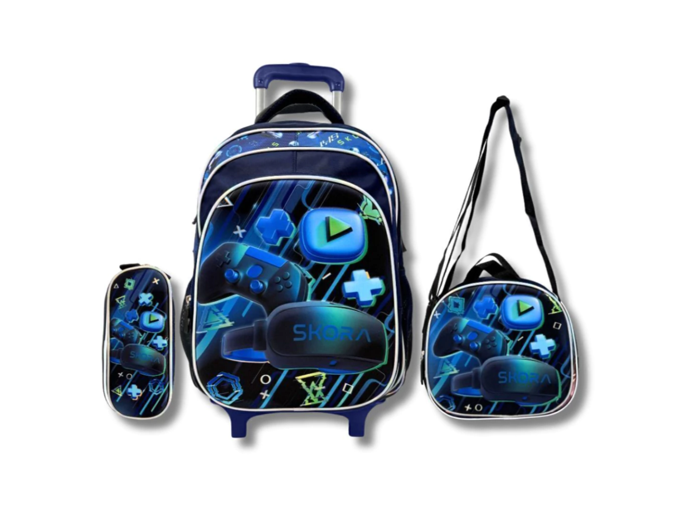Mochila carro skora 4 en 1 gamer 16"