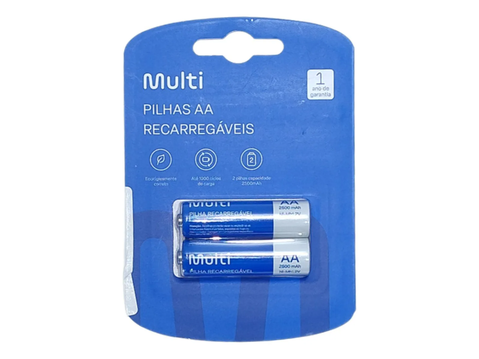 Bateria recargable AA multilaser X2