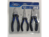 Juego de pinzas x 3 6" ford