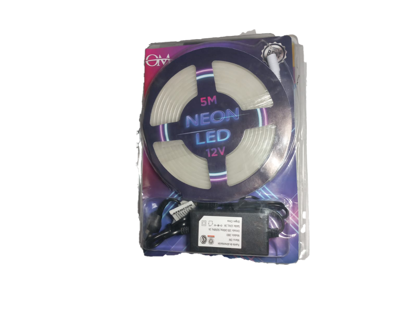 Tira neon blanco frio