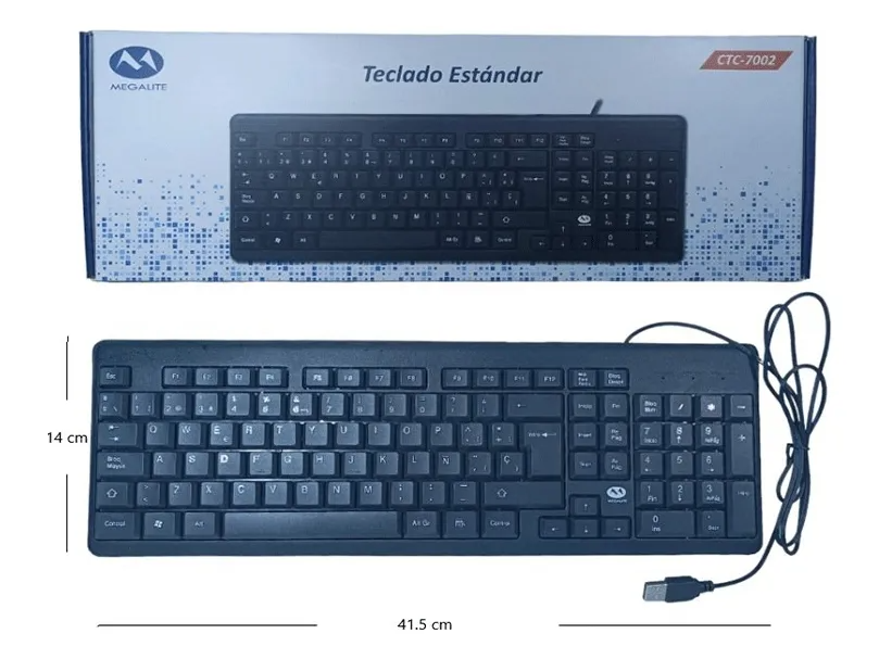 Teclado Standar megalite