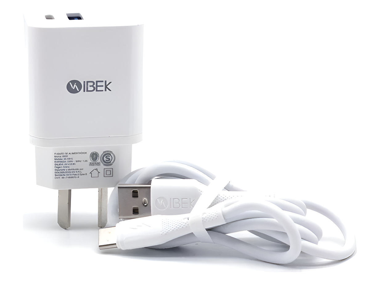 Cargador rapido IBEK usb/usb c 5802