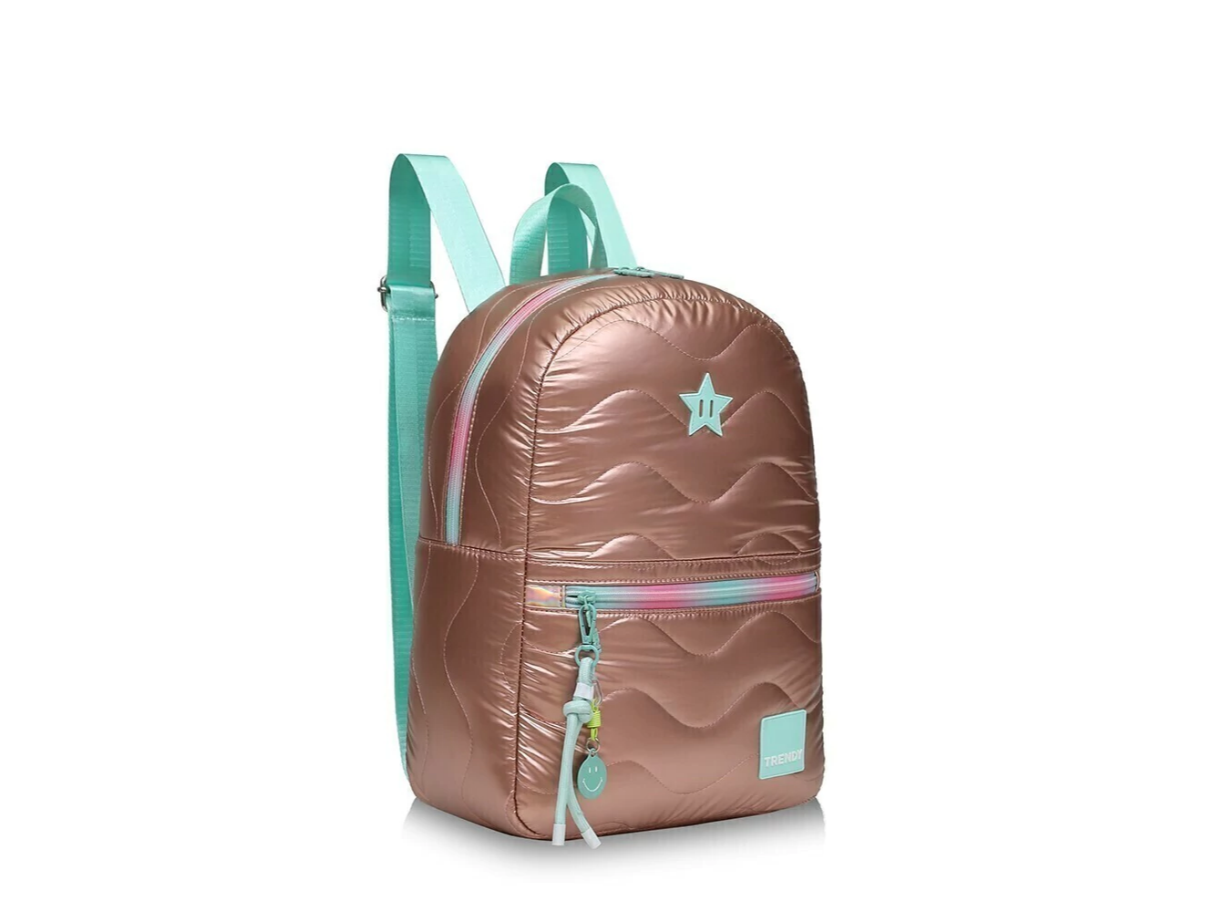 Mochila espalda trendy rosa 15"