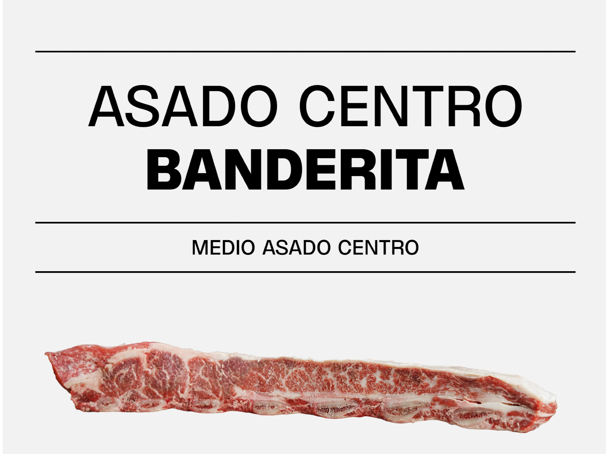 Asado Centro Selección Banderita (3 tiras)