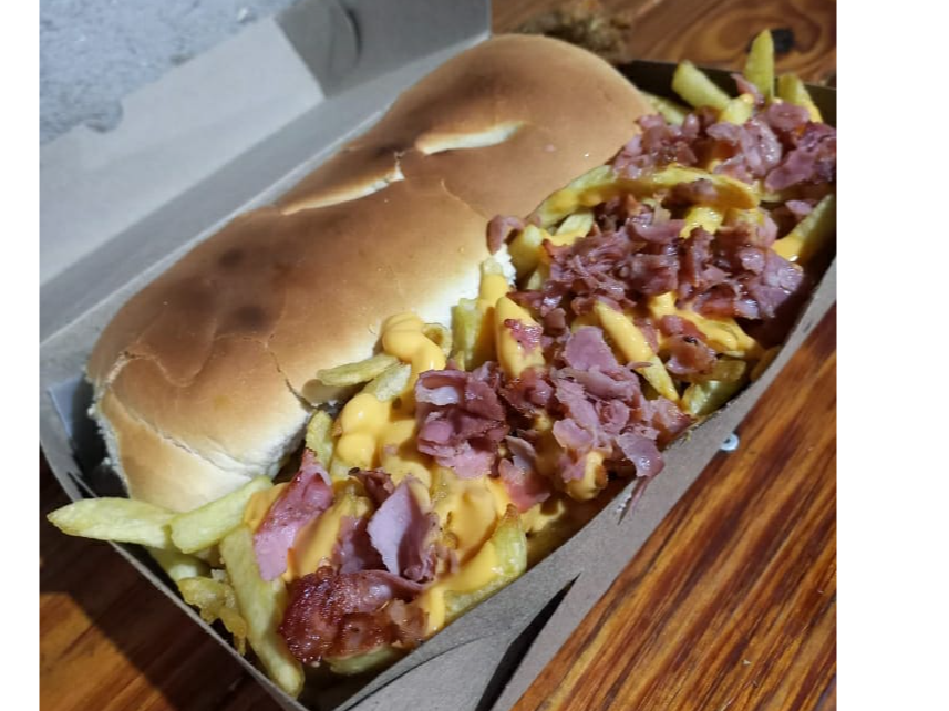 LOMO CON AGRE.CHEDDAR Y BACON