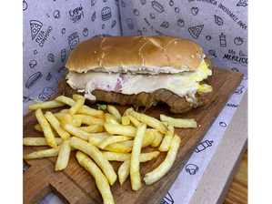 SANDWICH DE MILA COMPLETO de ROTISERIA EL GRINGO
