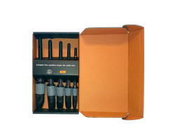 654 - SET 5 PINCELES CAR DETAILING. MEDIDAS 10" 12" 14" 16" 18