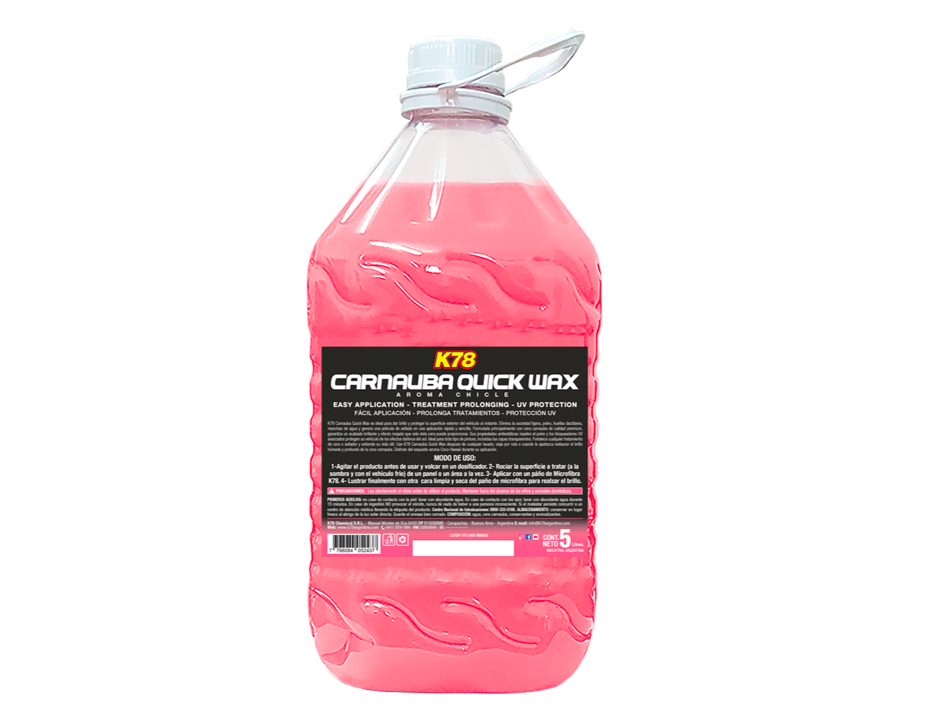 A900 - CARNAUBA QUICK WAX (LÍNEA PREMIUM) 5LT