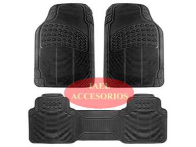 CF025 - JGO.C/ALF.GOMA 3PZAS NEGRA GRUESA PVC