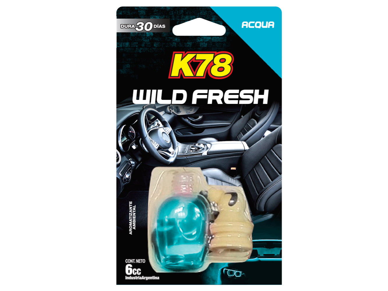 107 - Aromatizante ambiental Wild Fresh 6cc. Caja 12 uds. Aromas surtidos.