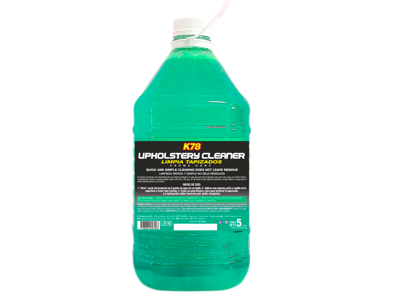 UPHOLSTERY CLEANER - LIMPIA TAPIZADOS 5LTS