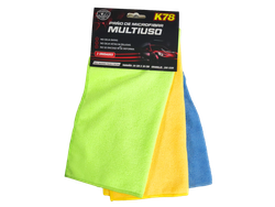 614 - PAÑO MICROFIBRA MULTIUSO 30x30CM PACK X3