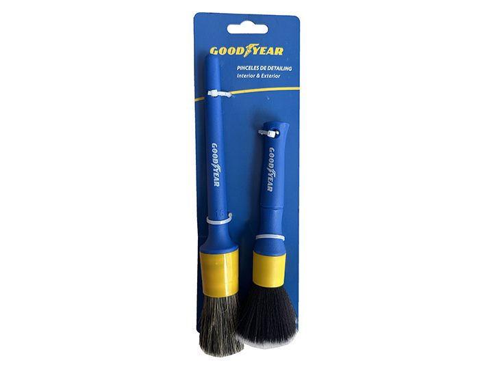 GY2103 - SET X2 PINCELES CAR DETAILING GOODYEAR