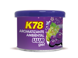 Aromatizante Latita Gel 80gr. Caja 24 uds. Aromas surtidos