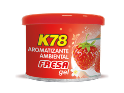 Aromatizante Latita Gel 80gr. Caja 24 uds. Aromas surtidos