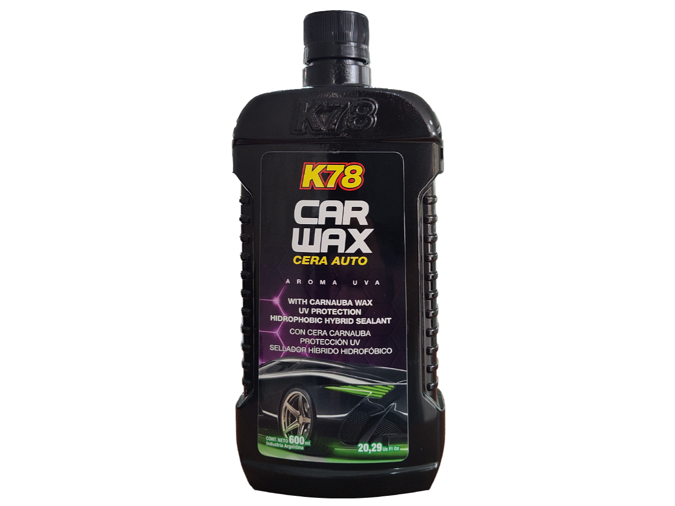 CAR WAX - CERA AUTO 600ML - UVA