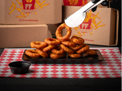 Aros De Cebolla + Dip De Soja