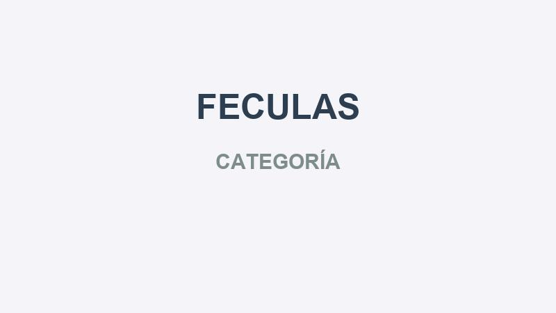 FECULAS