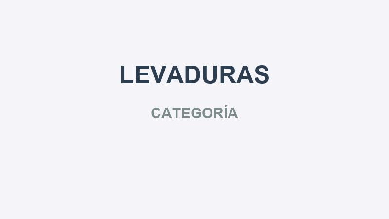 LEVADURAS