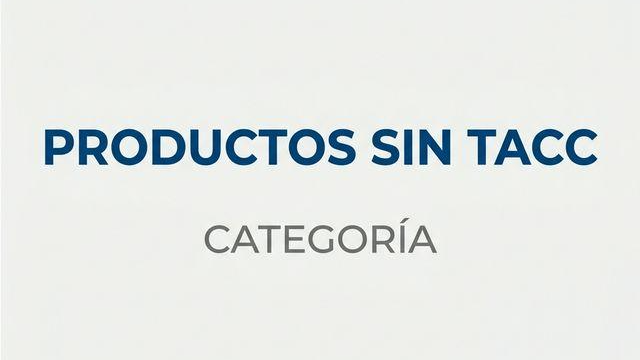 PRODUCTOS SIN TACC