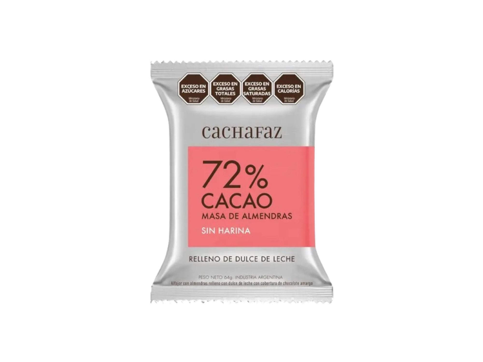 ALFAJOR 72% CACAO CACHAFAZ