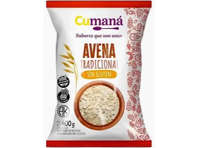 AVENA TRADICIONAL SIN TACC 400 G