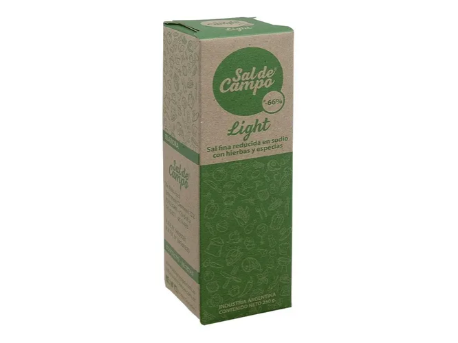 SAL DE CAMPO LIGHT CAJA 9 UNI X 250 GR