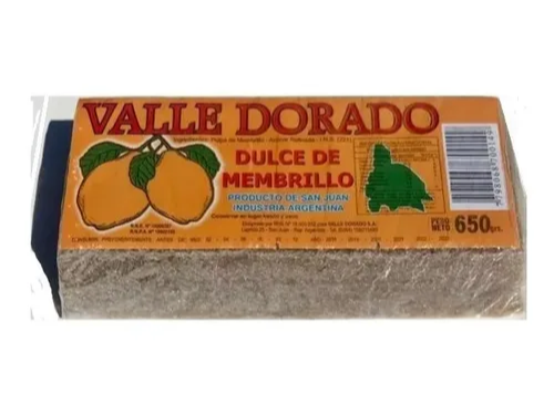 MEMBRILLO VALLE DORADO X 100 GR CLASICO