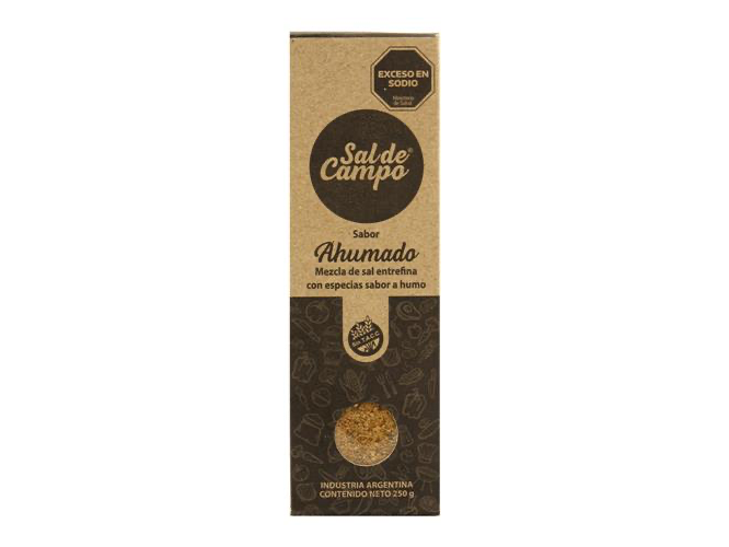 SAL DE CAMPO AHUMADA CAJA X 9 UNI. 250 GR