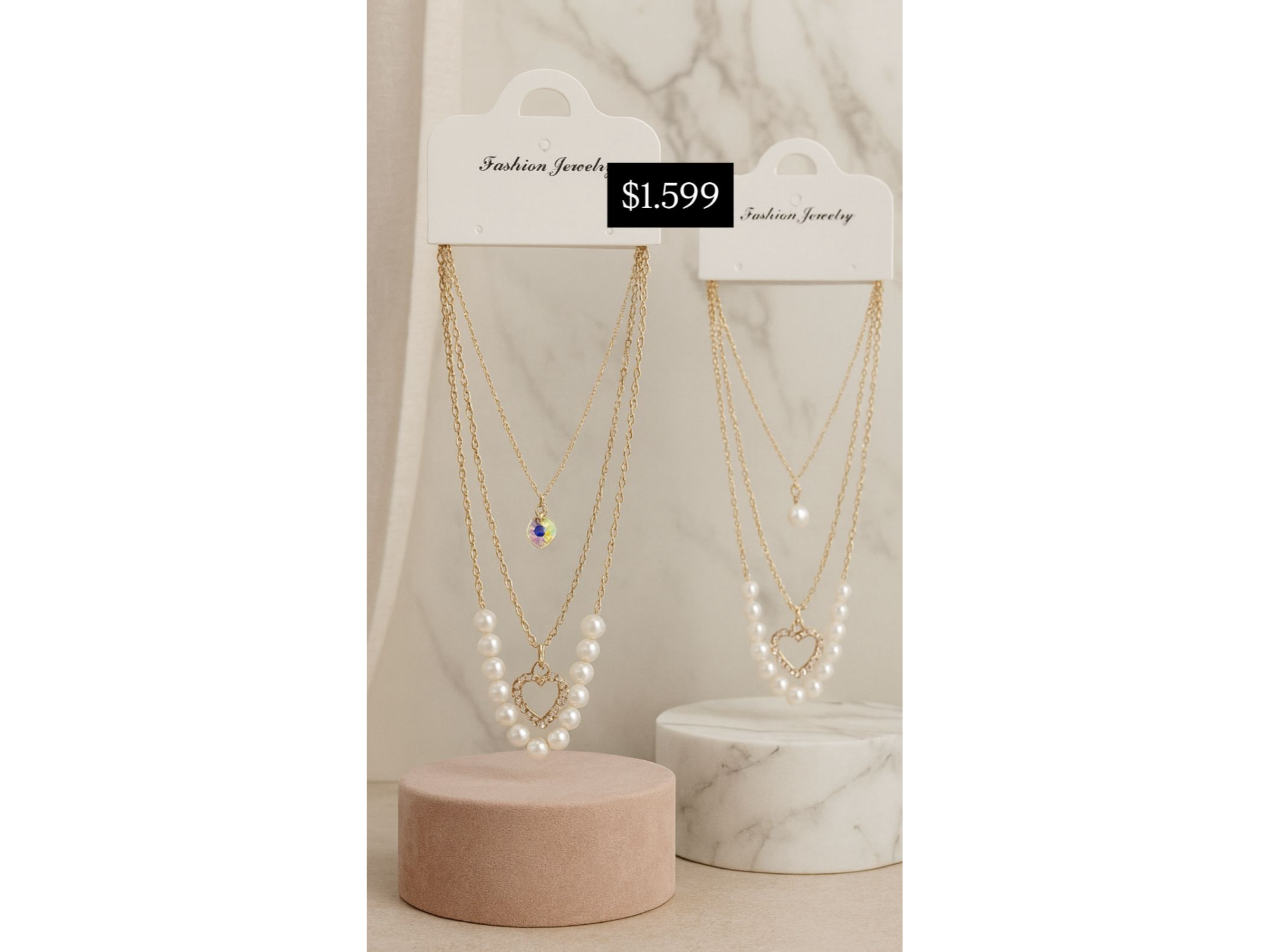 CADENA DORADA CON PERLAS