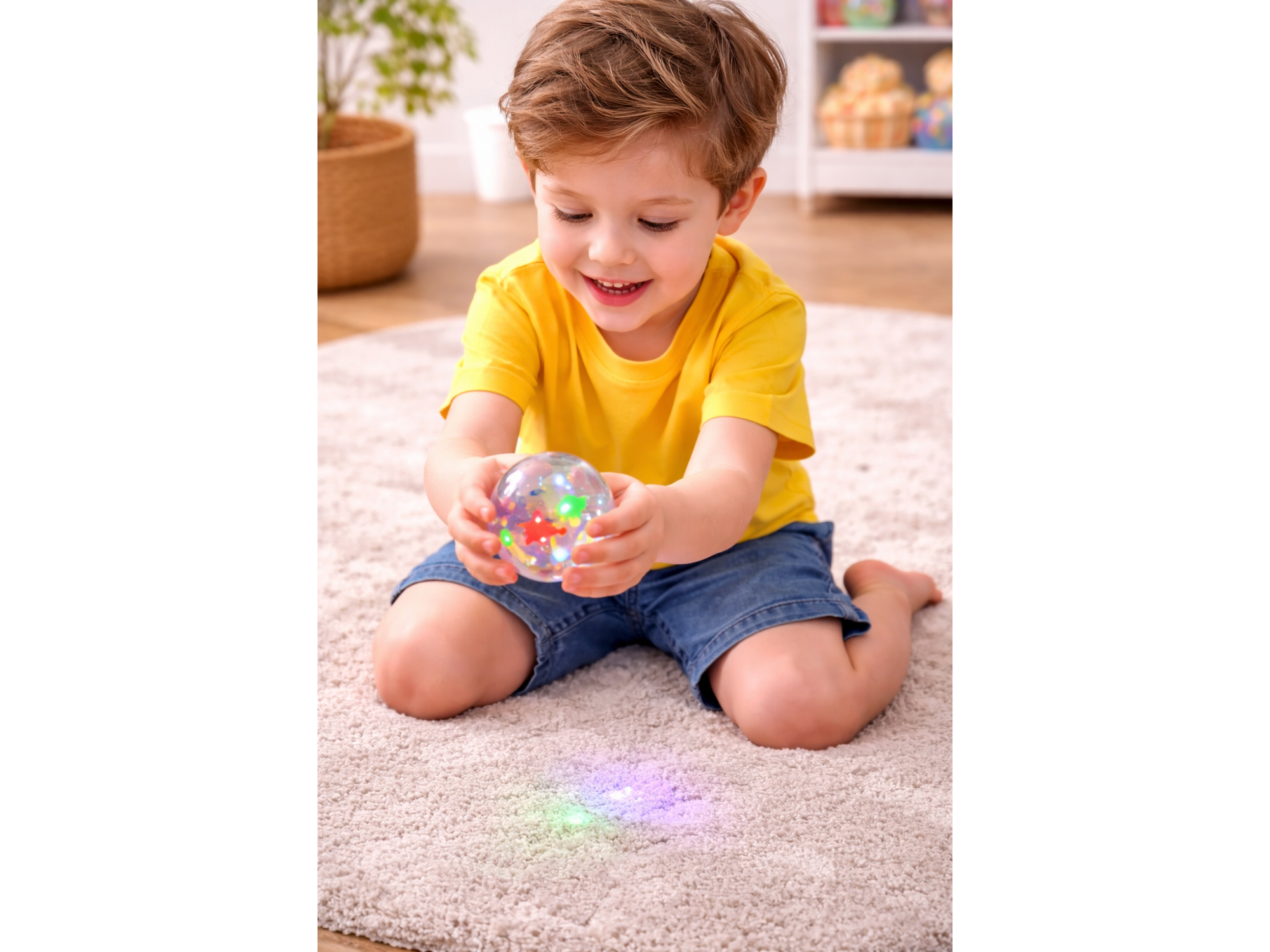 Mini pelota con luz