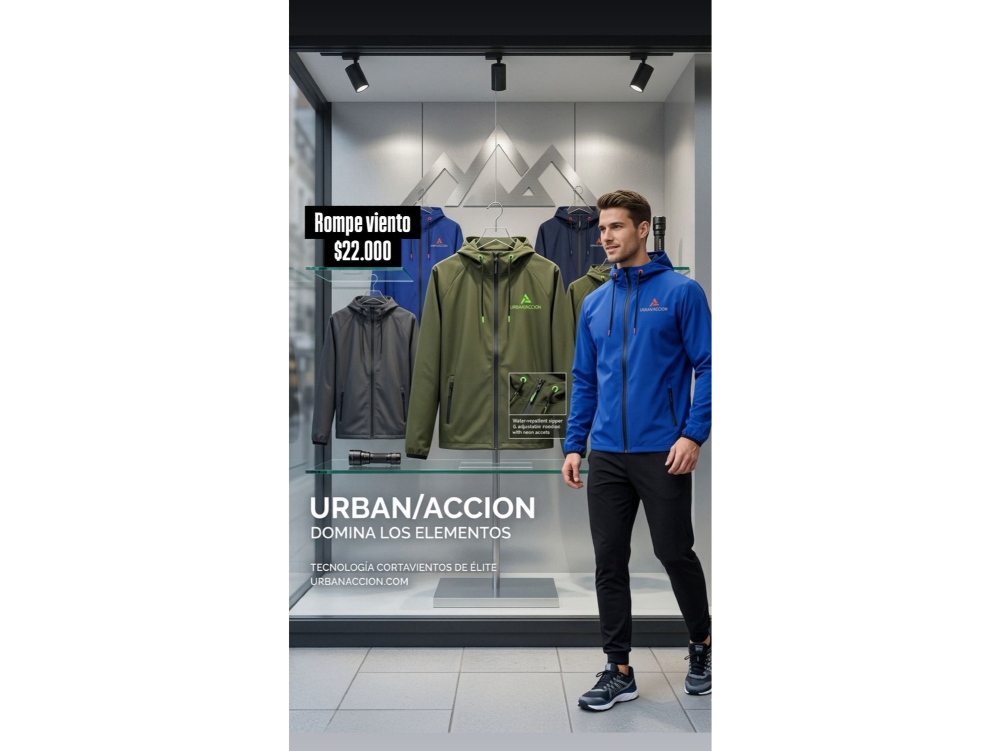 Campera rompeviento