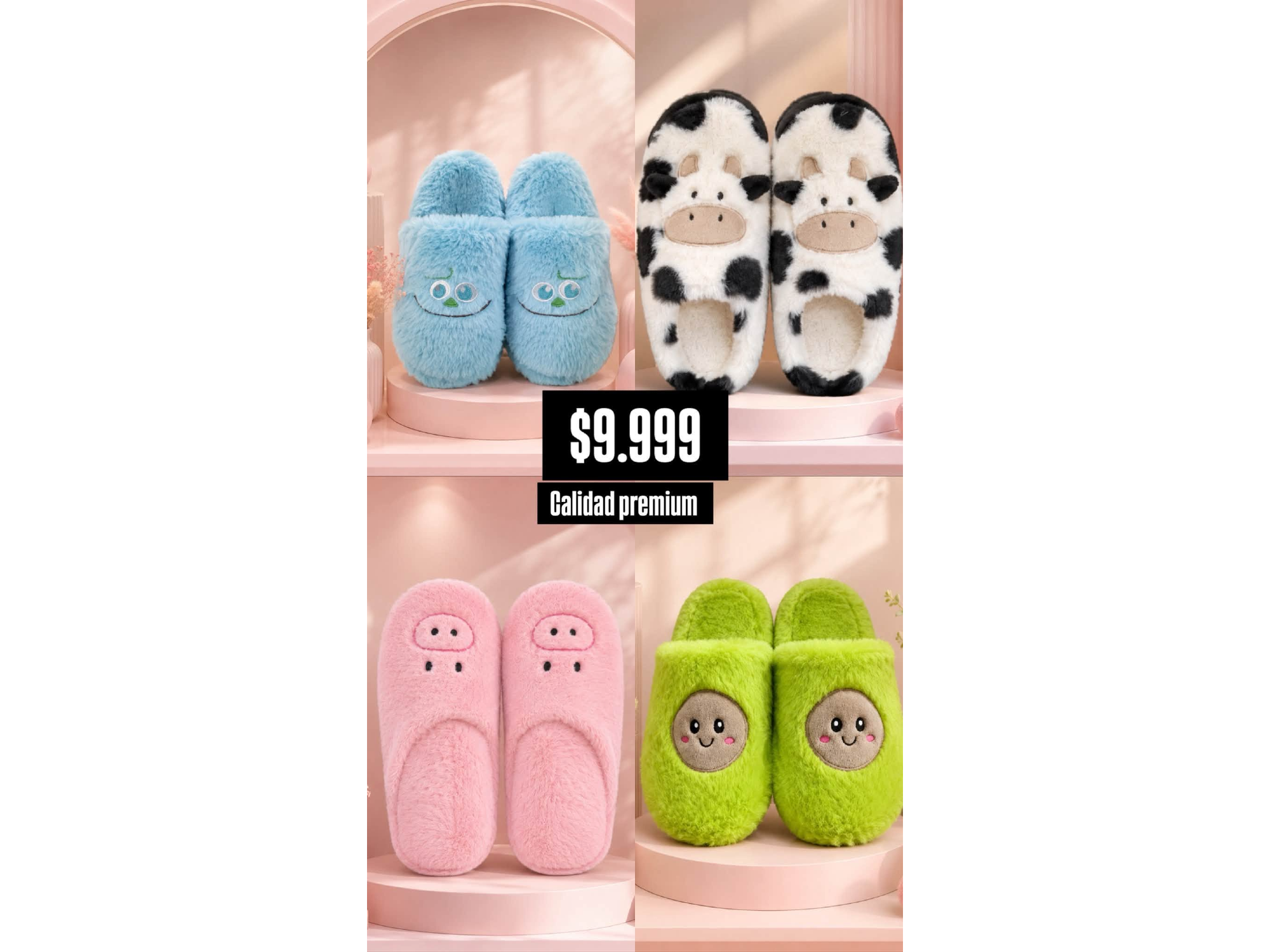 pantuflas de dama