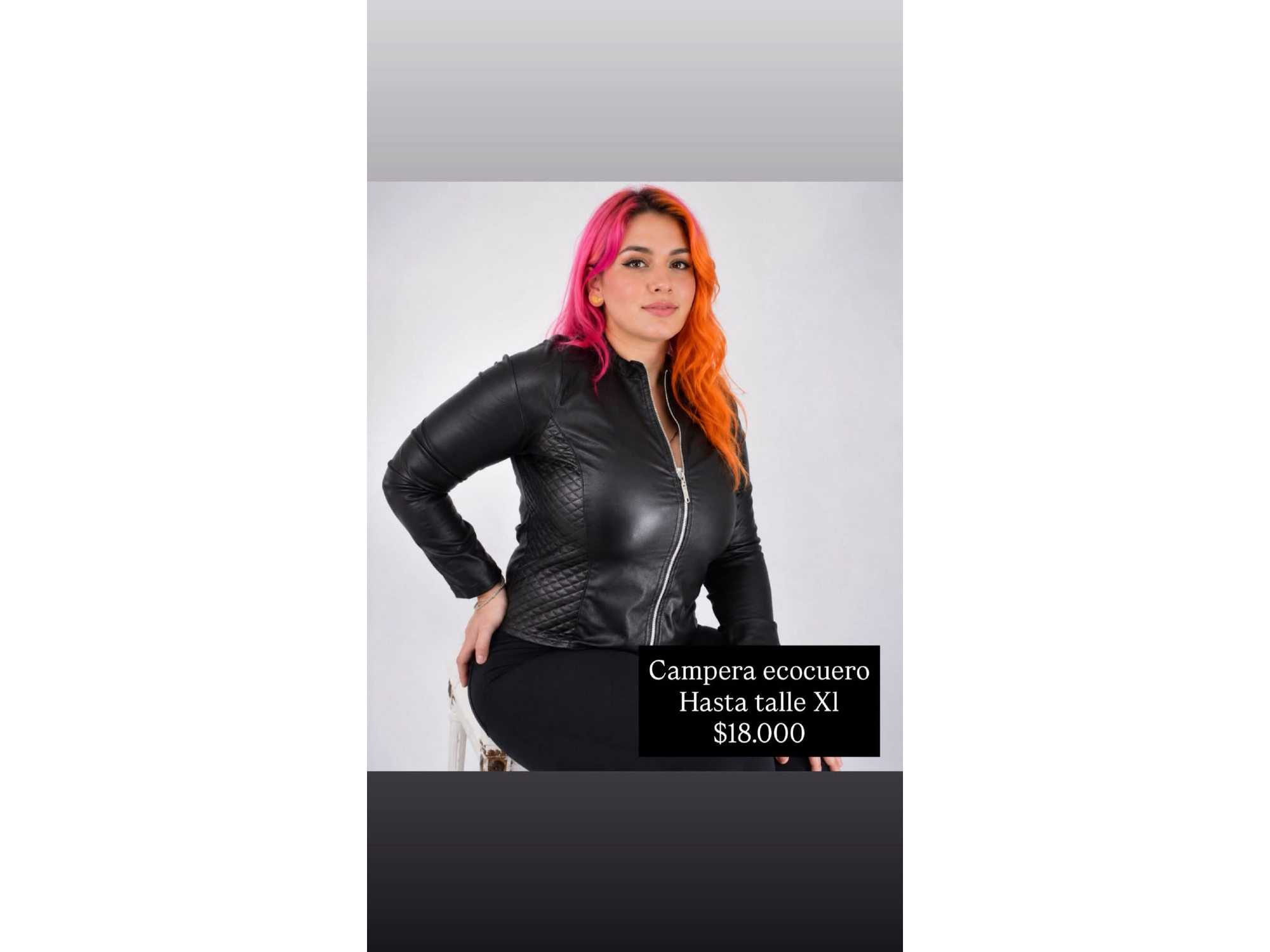 campera eco cuero