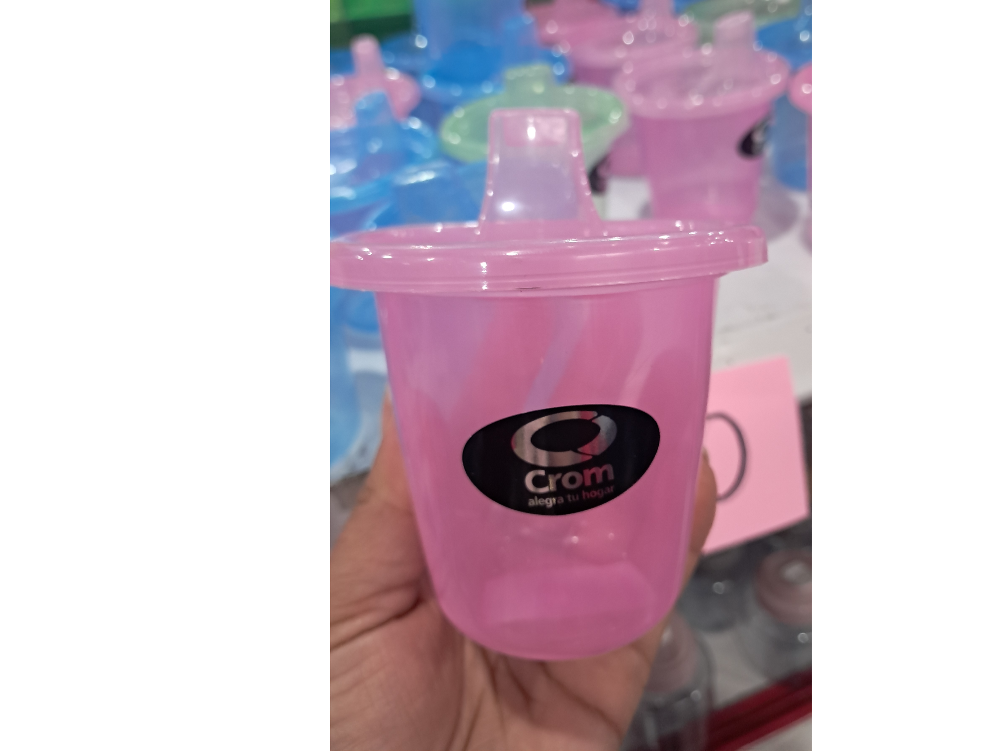 Vaso con pico de bebe