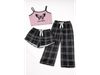 Pijama de dama 3 piezas