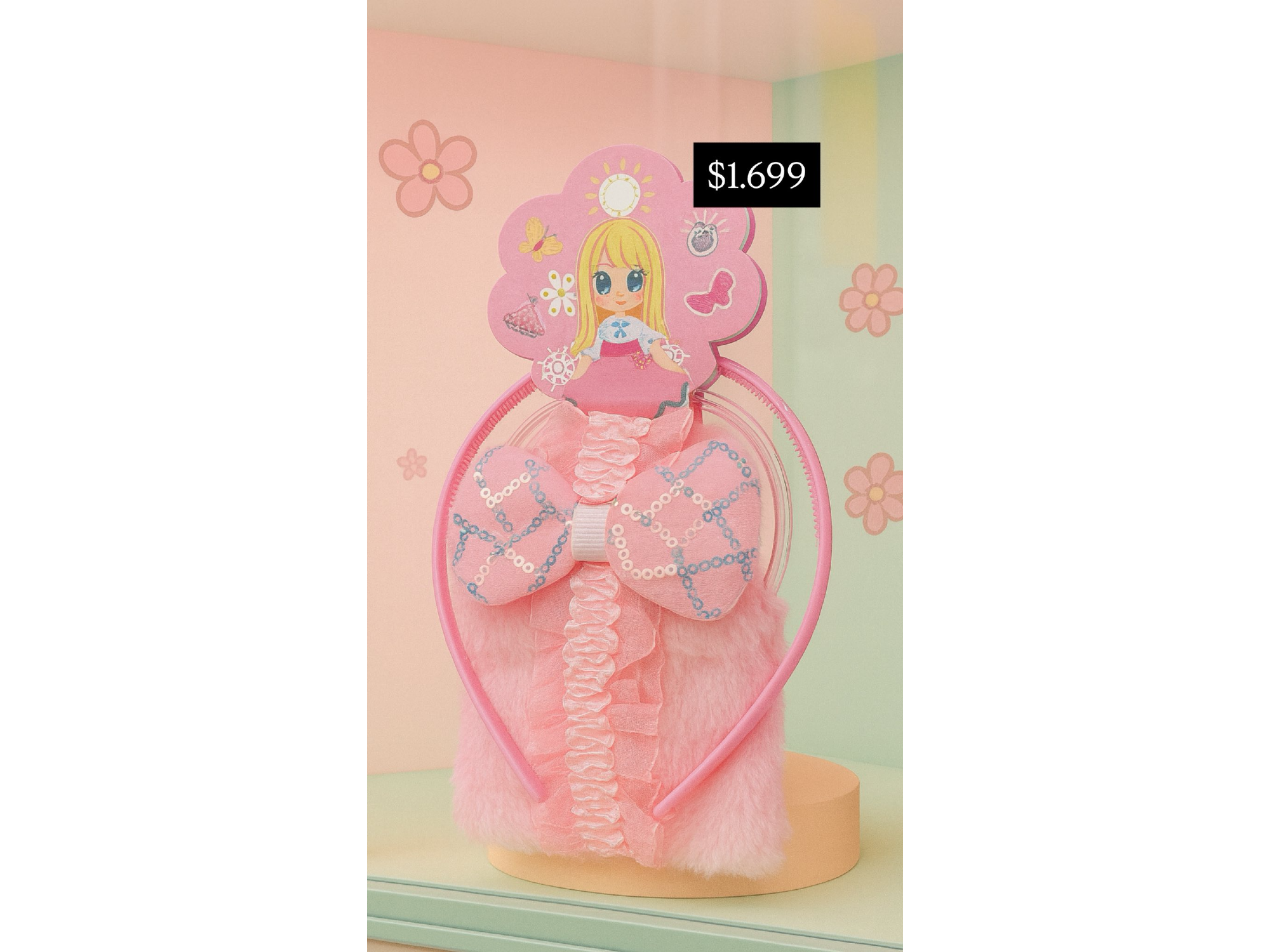 Set de vincha/cartera de nena