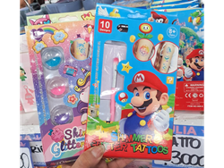 set para tatuajes con gliter