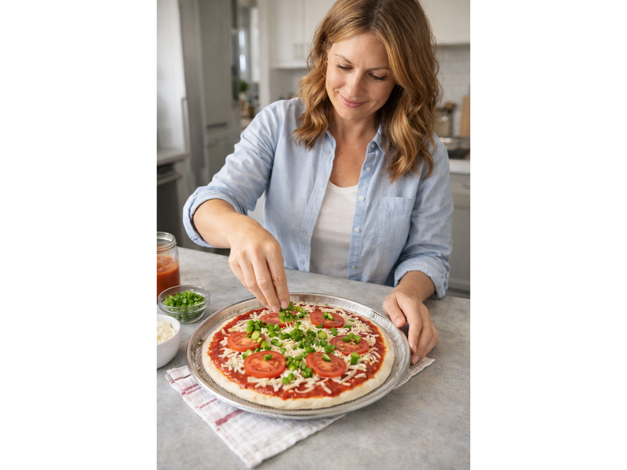 Fuente para pizza