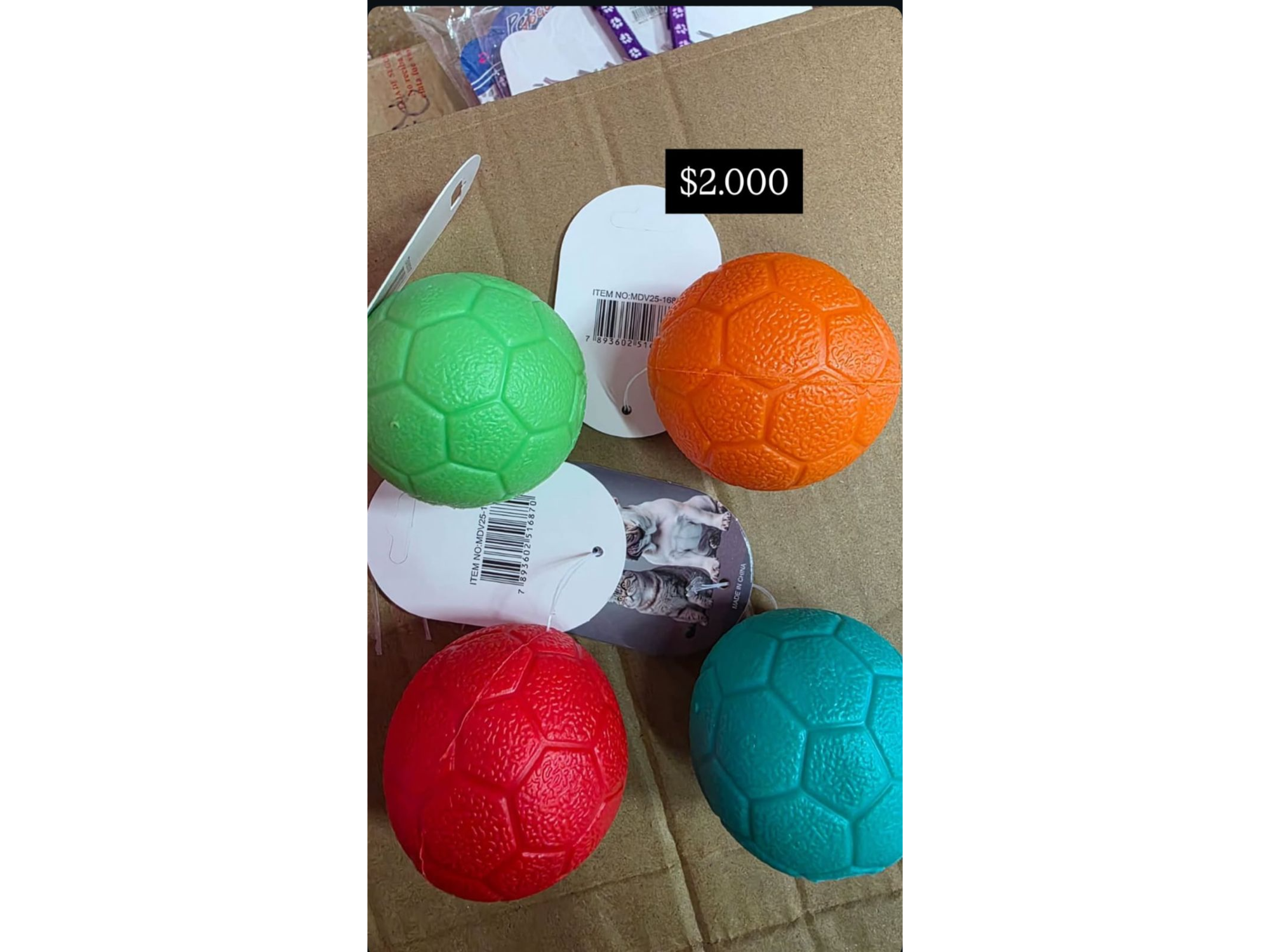 pelotita de plastico