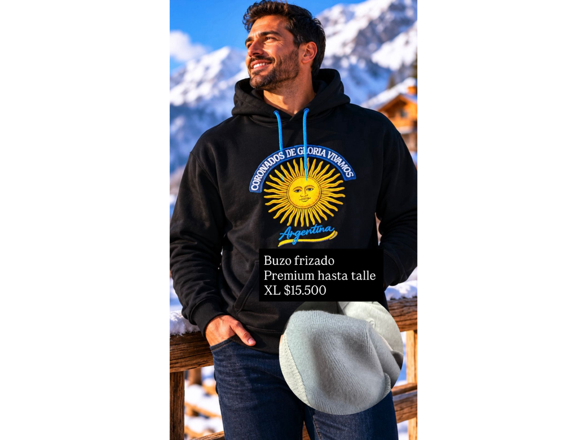 buzo frisado premium
