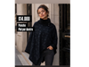 poncho polar con piel detalle de botones