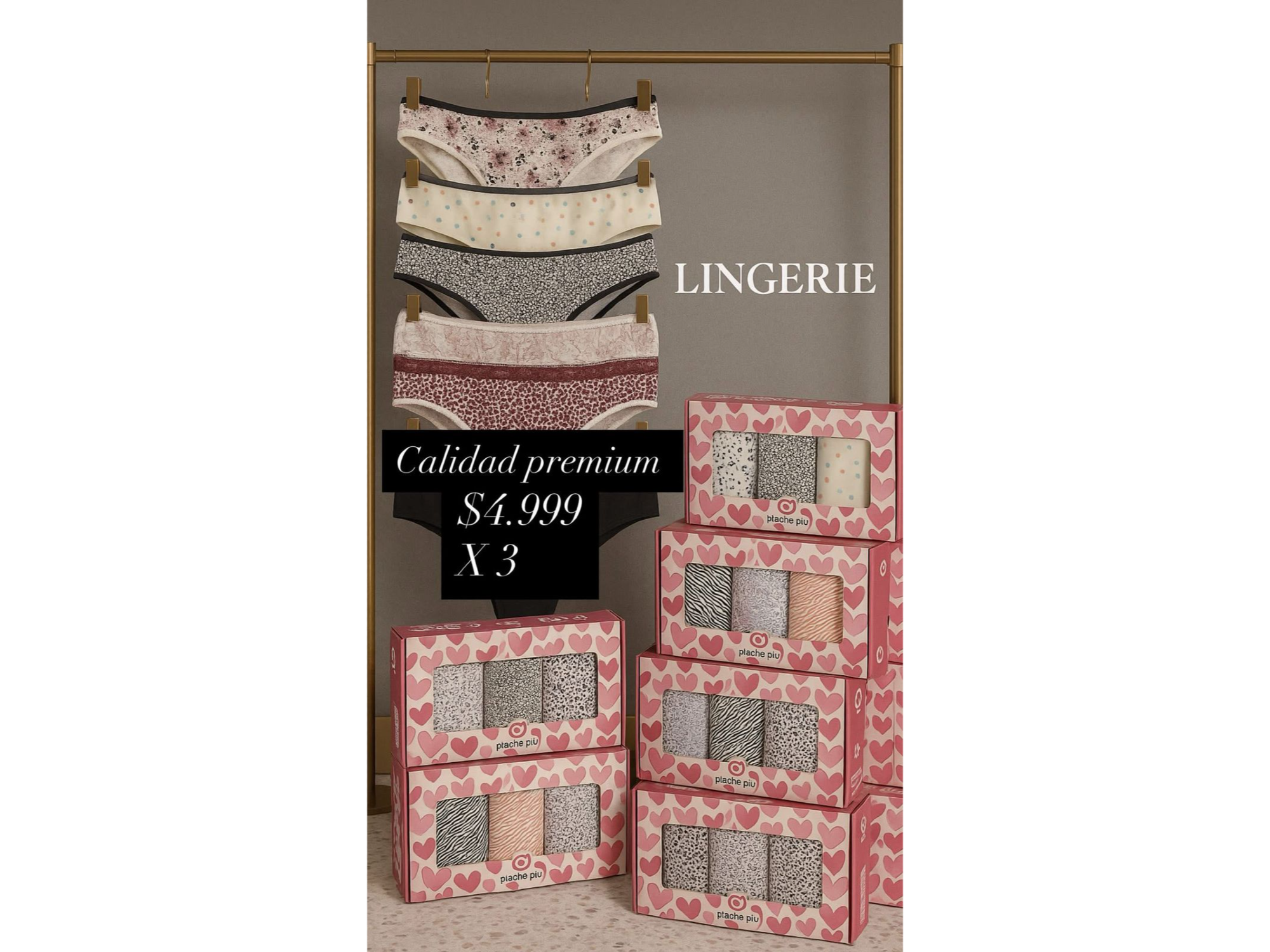 bombachas x 3 Lingerie