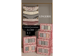 bombachas x 3 Lingerie