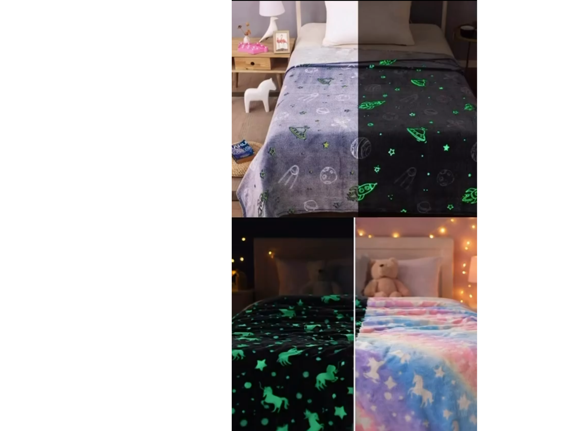 Manta luminosa infantil