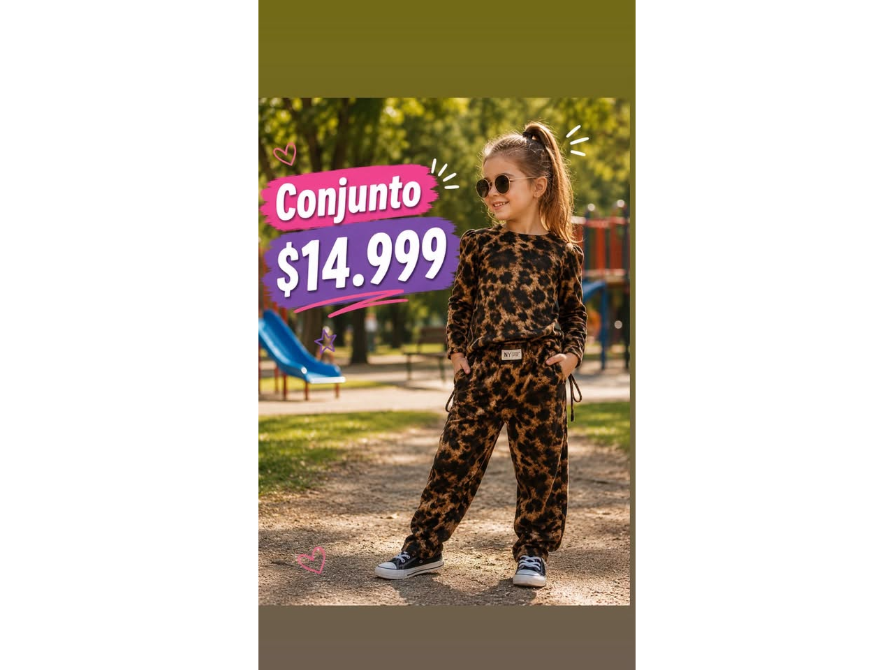 conjunto print de nena