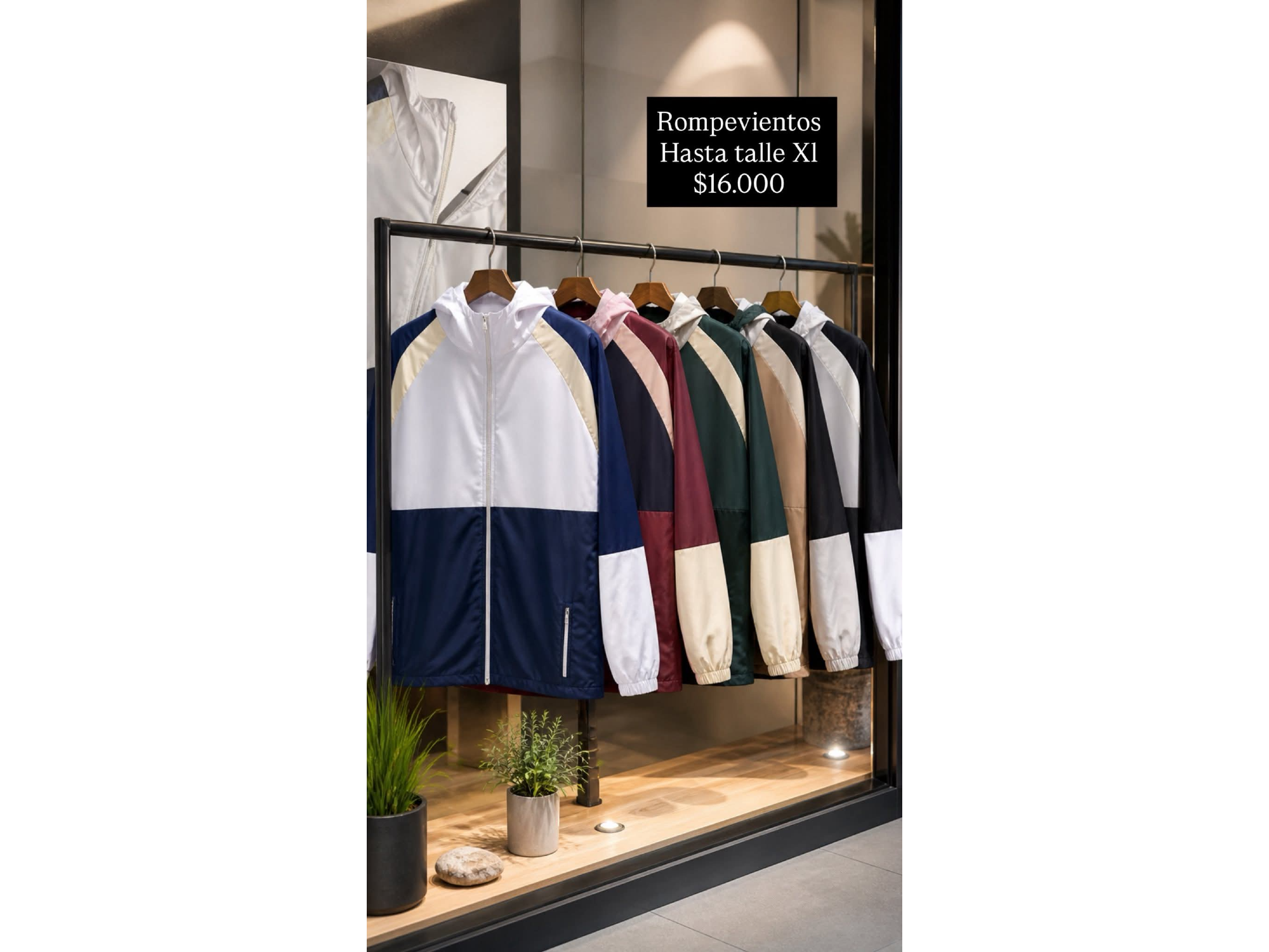 campera rompe vientos combinada