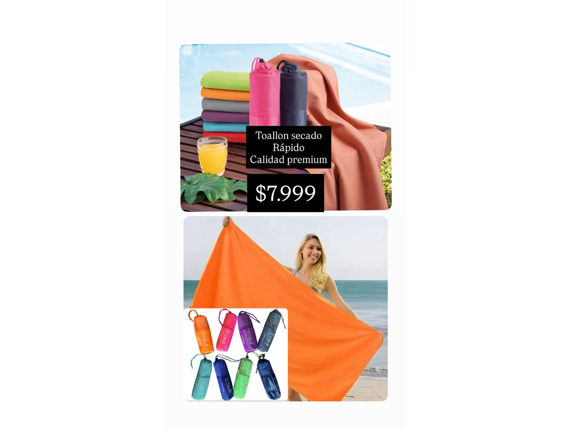 toallon secado rapido