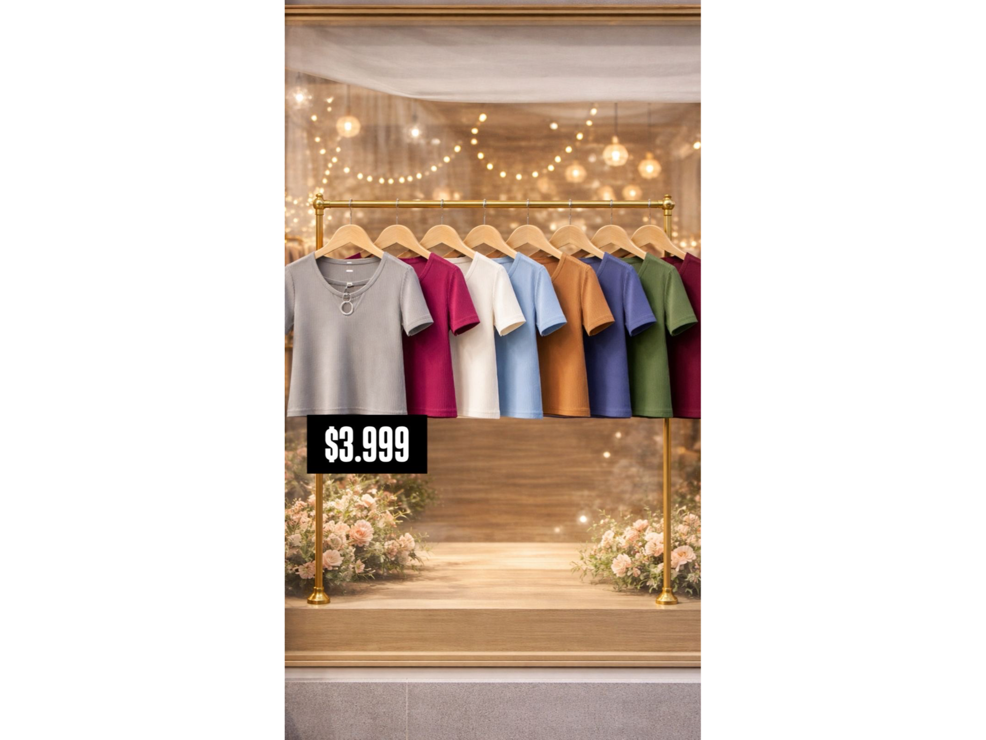 Remera corta