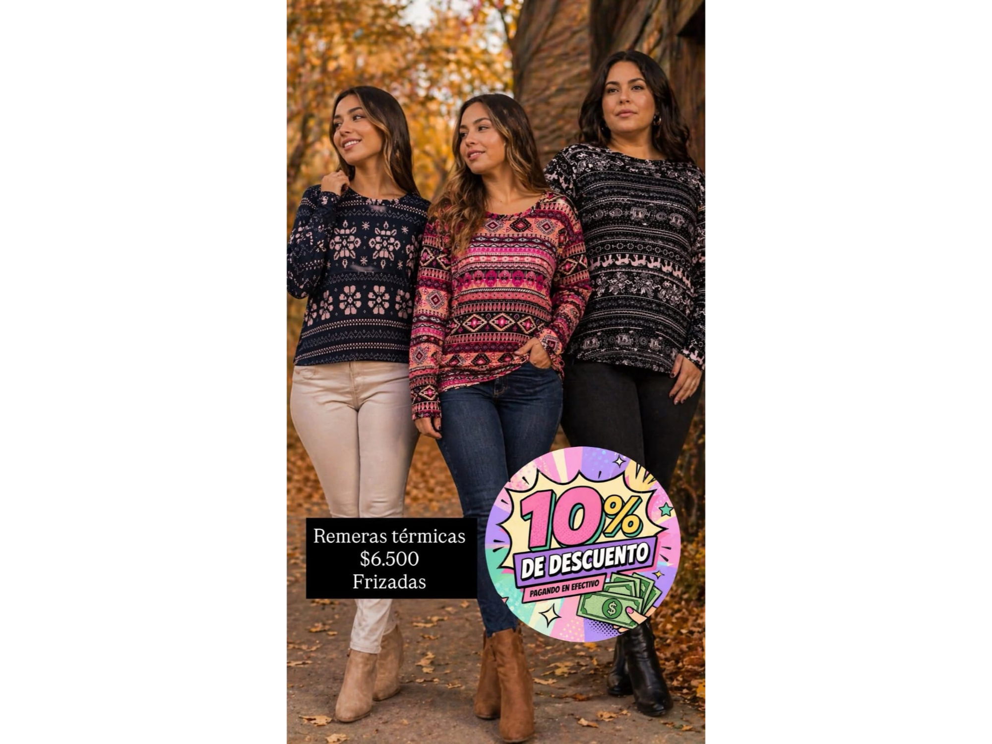 remera termica estampada